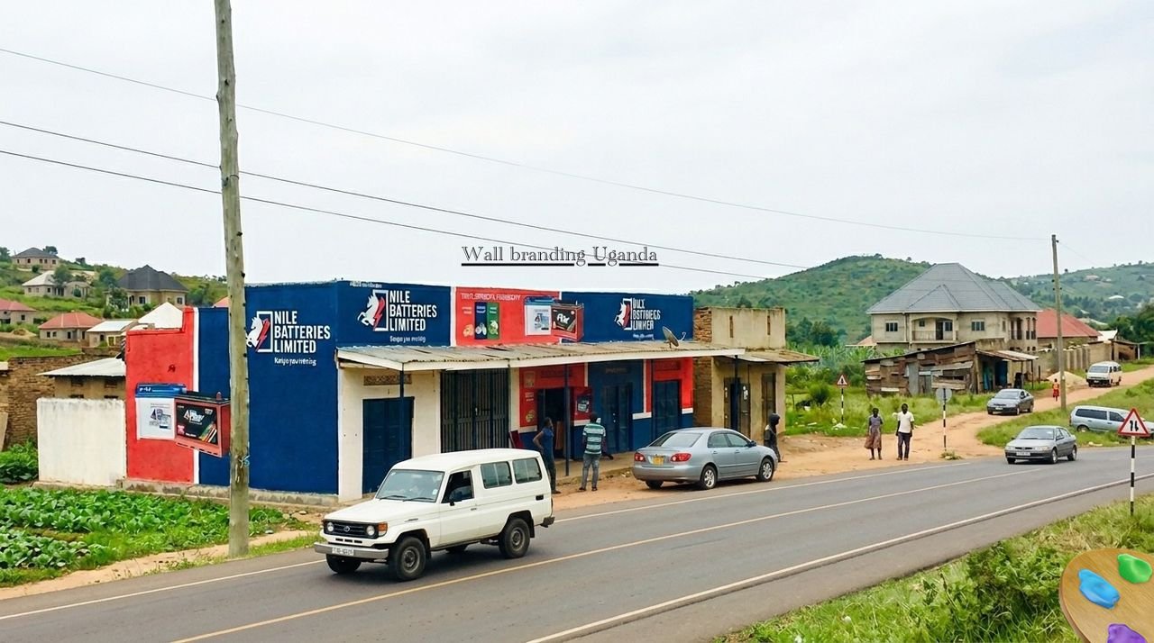 Contact Wall Branding Uganda - Wall branding project across Uganda