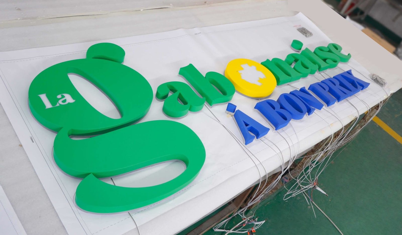 Multi-Color Custom Halo-Lit Channel Letters